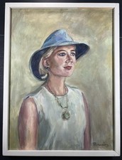 Dipinto olio su tela vintage