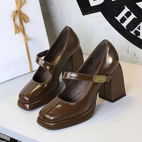 Decolte scarpe marrone - 9,