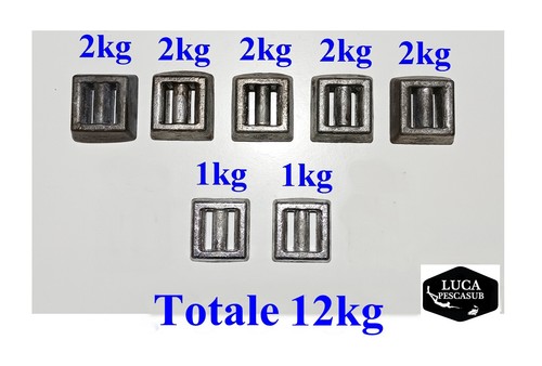 Piombi zavorra sub 2kg - 5,