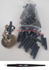 100 cartucce inchiostro penna stilografica tedesca, ricariche per ROTRING ART PEN in NERO