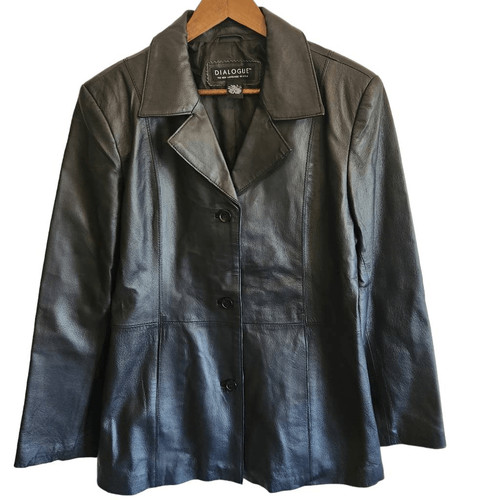 Giacca blazer pelle - , vintage