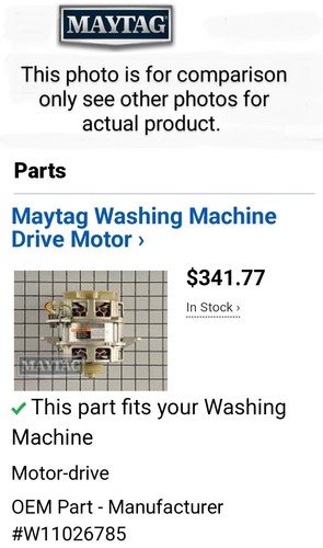 Motore lavatrice maytag con - lavatrice, maytag,