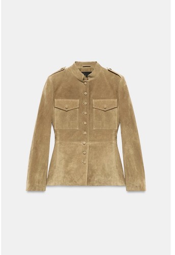 Giacca zara 100 pelle con - giacca,