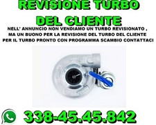 TURBINA TURBOCOMPRESSORE 465489 FIAT DUCATO MAXI 2.5 TDI REVISIONATO