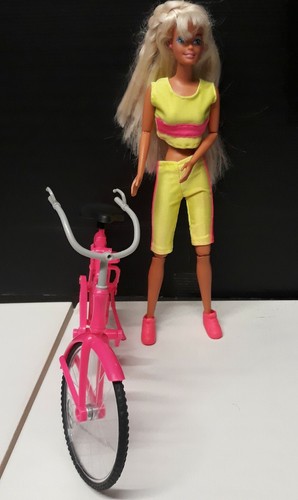 Barbie mattel bicyclin 1995 - barbie,