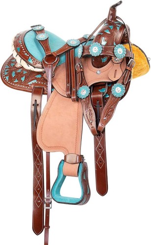 Nuovo western barrel pelle - western,