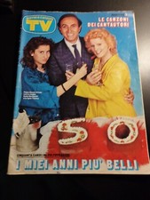 RIVISTA SORRISI E CANZONI TV N.25/1986 50 ANNI DI PIPPO BAUDO-FESTIVALBAR-