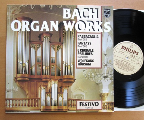 Philips 6570 069 bach - philips, organ