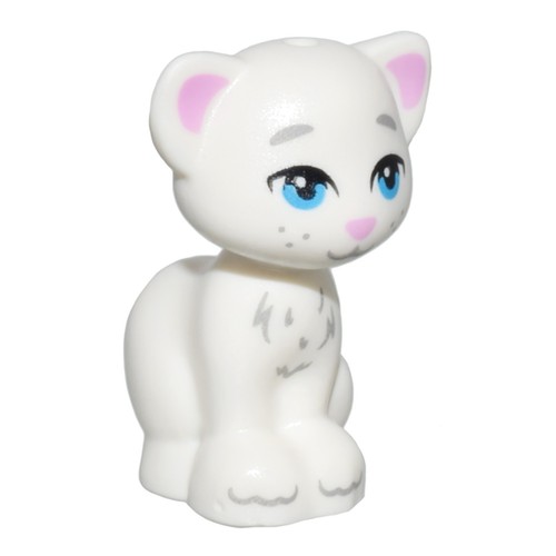 Lego white cat friends - cat,,