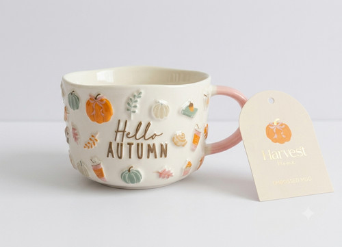 Tazza viral goffrata zucca - tazza,