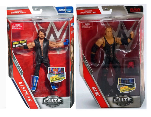 Wwe action figure serie - wwe, elite