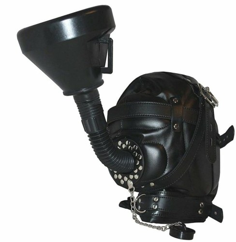 Maschera sadomaso con imbuto - maschera,