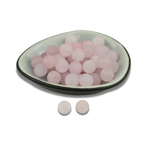 Filo perle quarzo rosa - filo,