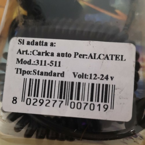 Caricabatterie auto alcatel - caricabatterie,