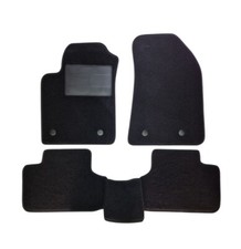 Set Tappetini tappeti per Auto in Moquette per Lancia Delta III 2008 2014,neri