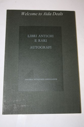 Libri antichi rari - antichi, autografi