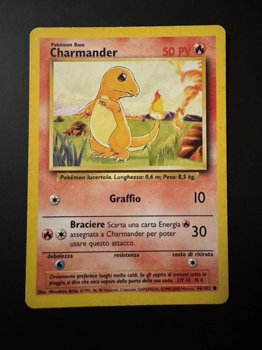 Carta pokémon charmander - carta,