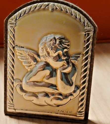 Icona cherubino argento - cherubino,