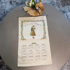 Calendario in lino vintage