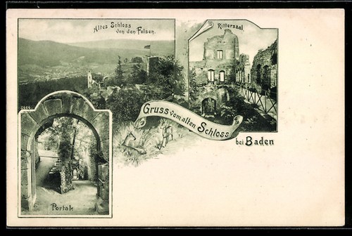 Baden vecchio castello - baden,, delle