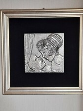 Quadretto incisione argento di Salvatore Fiume