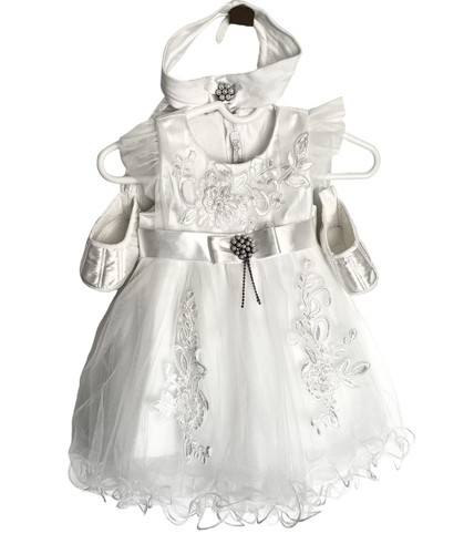 Vestito neonato bianco - , bambina