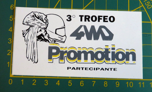Adesivo trofeo 4wd - adesivo,