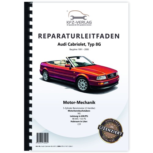 Audi cabriolet 5 - cabriolet, (91-00)