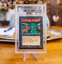 Juzam Djinn BGS 7 NM MTG Magic Gathering Arabian Nights Vintage No Alpha Beta 