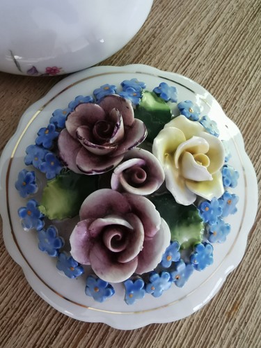 Scatola porcellana vintage - in,