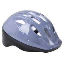Bambini Casco per Bicicletta Bici Grigio Brillante Contorno Testa 52 – 56 CM