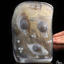 Scultura Lumache Cristallo