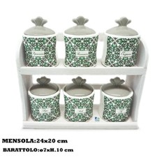 SET 6 PZ BARATTOLO CUCINA