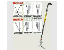 PIANTACANNE ferro zincato per canne bambù salvaschiena per orto giardino 20mm. 