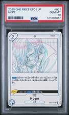 PSA 10 HOPE EB02-031 ONE PIECE JAPANESE EXTRA BOOSTER ANIME 25TH COLLECTION 2025