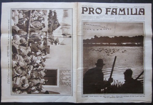 1931 pro familia - 1931, caccia