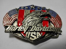 Fibbia per Cintura Harley Davidson Vintage stile  western blues Mississippi