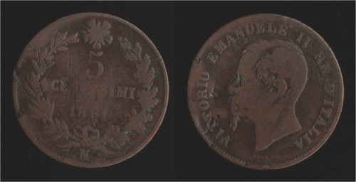 Centesimi 1861 napoli - 5,