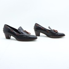 TOD'S Decolletè Usate Numero EU 37 (Cod.CS1922) in Pelle Vintage Marrone