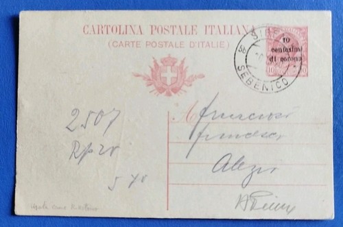 1920 venezia giulia intero - venezia,