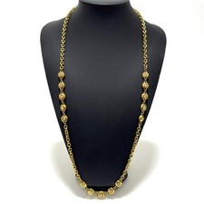 Collana lunga chanel oro - collana,