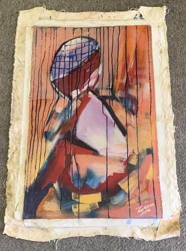Quadro africano tela - su,