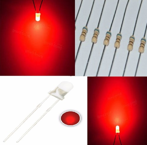 Diodi led rosso mm - mm, luce