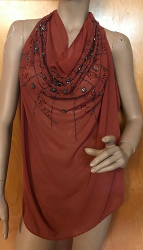 Top yamamay ruggine ricamato - top,