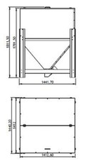 contenitore PELLET da 1500 kg