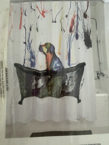 Tenda doccia per cani - vasca, da