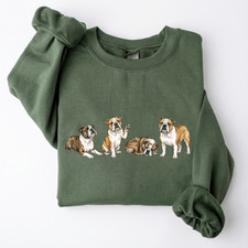 Felpa cane bulldog inglese