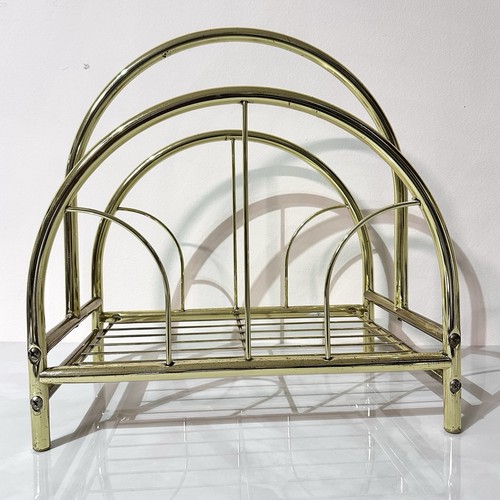 Porta riviste ottone metà