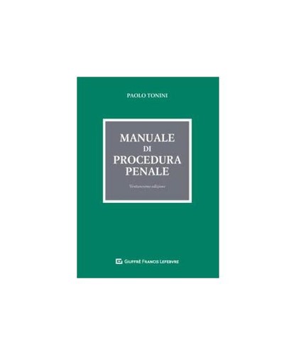 Manuale procedura penale - manuale,