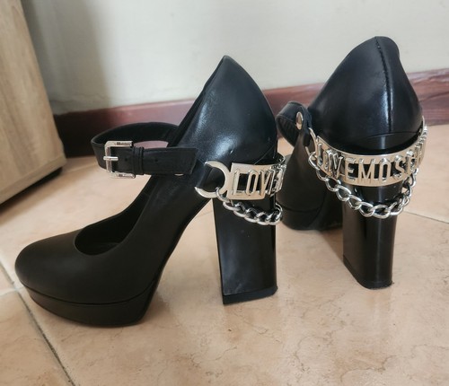 Moschino love scarpe neri - love,